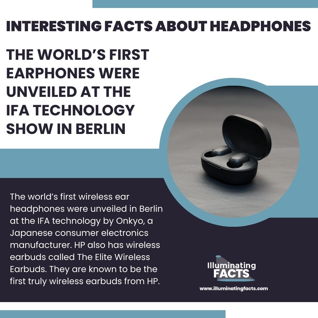 The World’s First Earphones Were Unveiled at the IFA Technology Show in Berlin