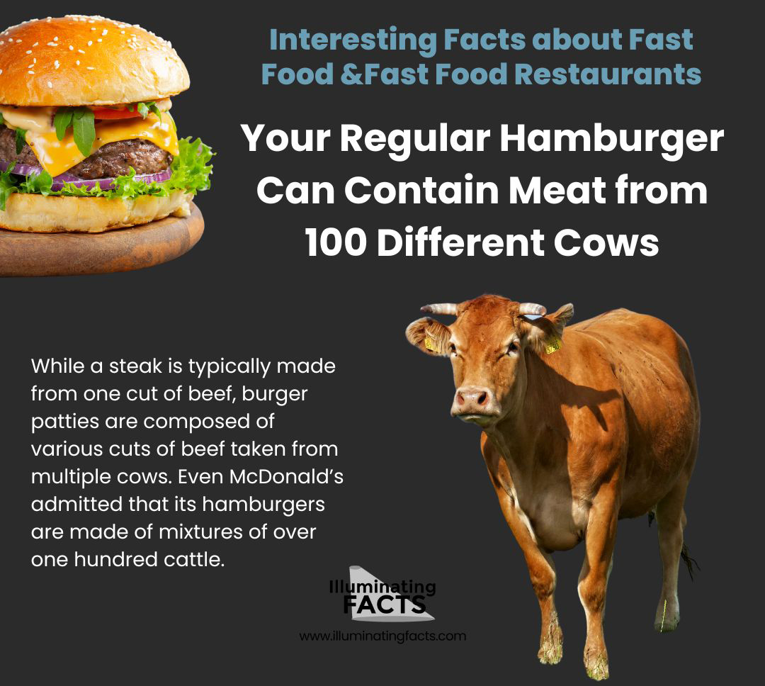 Your Regular Hamburger Can Contain Meat from 100 Different Cows