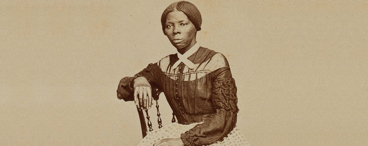 a portrait of younger Harriet Tubman
