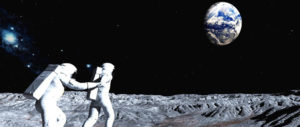 astronauts-walking-on-the-Moon-space-galaxy-stars-Earth-as-viewed-from-the-Moon