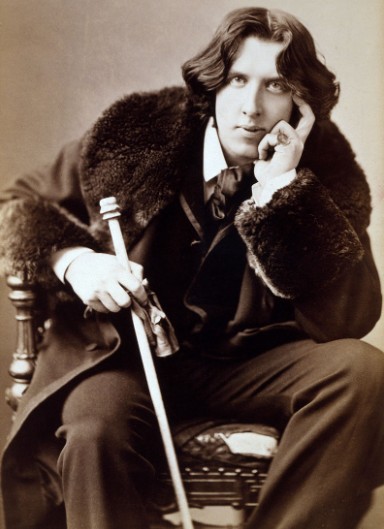 A photograph of Oscar Wilde