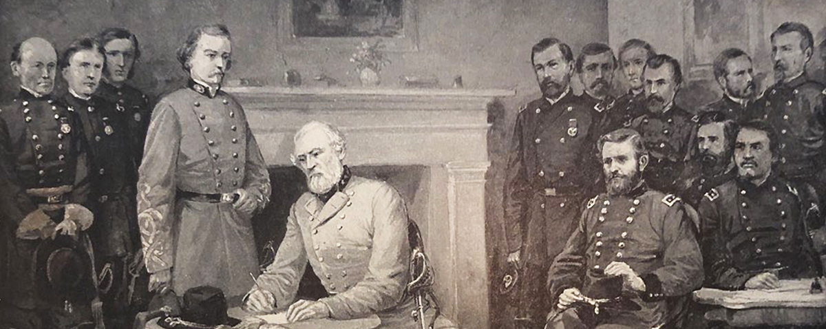 illustration-of-General-Lee-surrendering-to-General-Grant