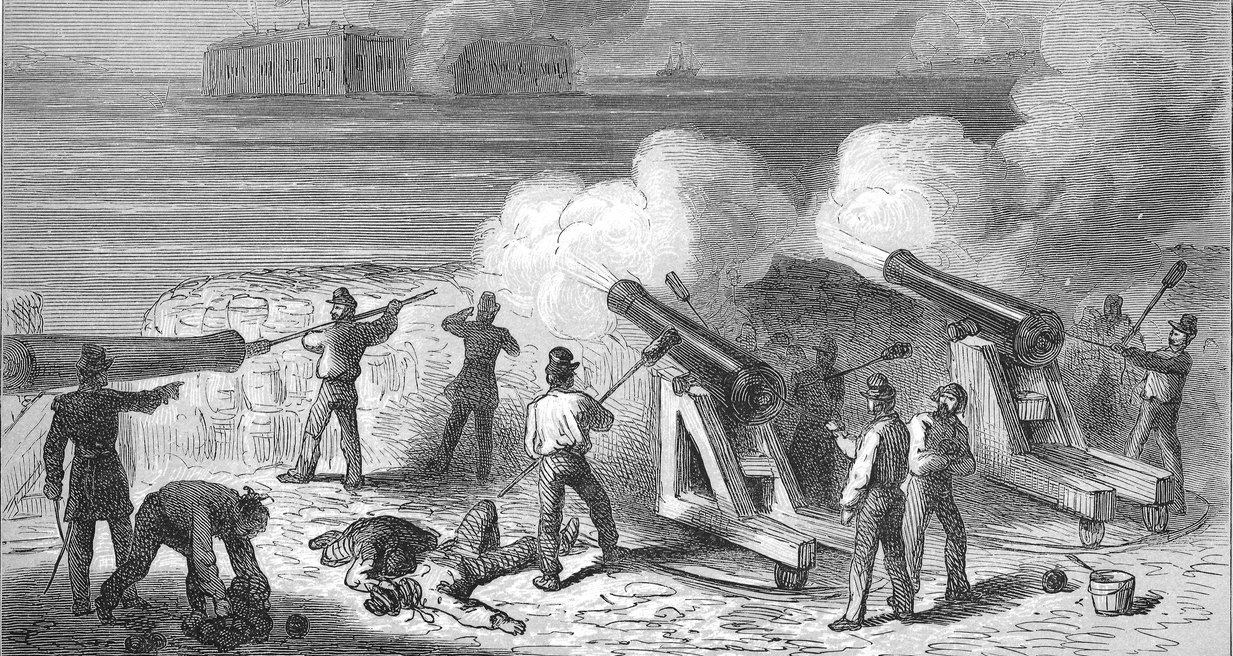 illustration of the Attack on Fort Sumter