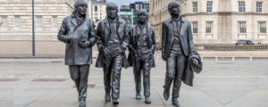 statues of The Beatles