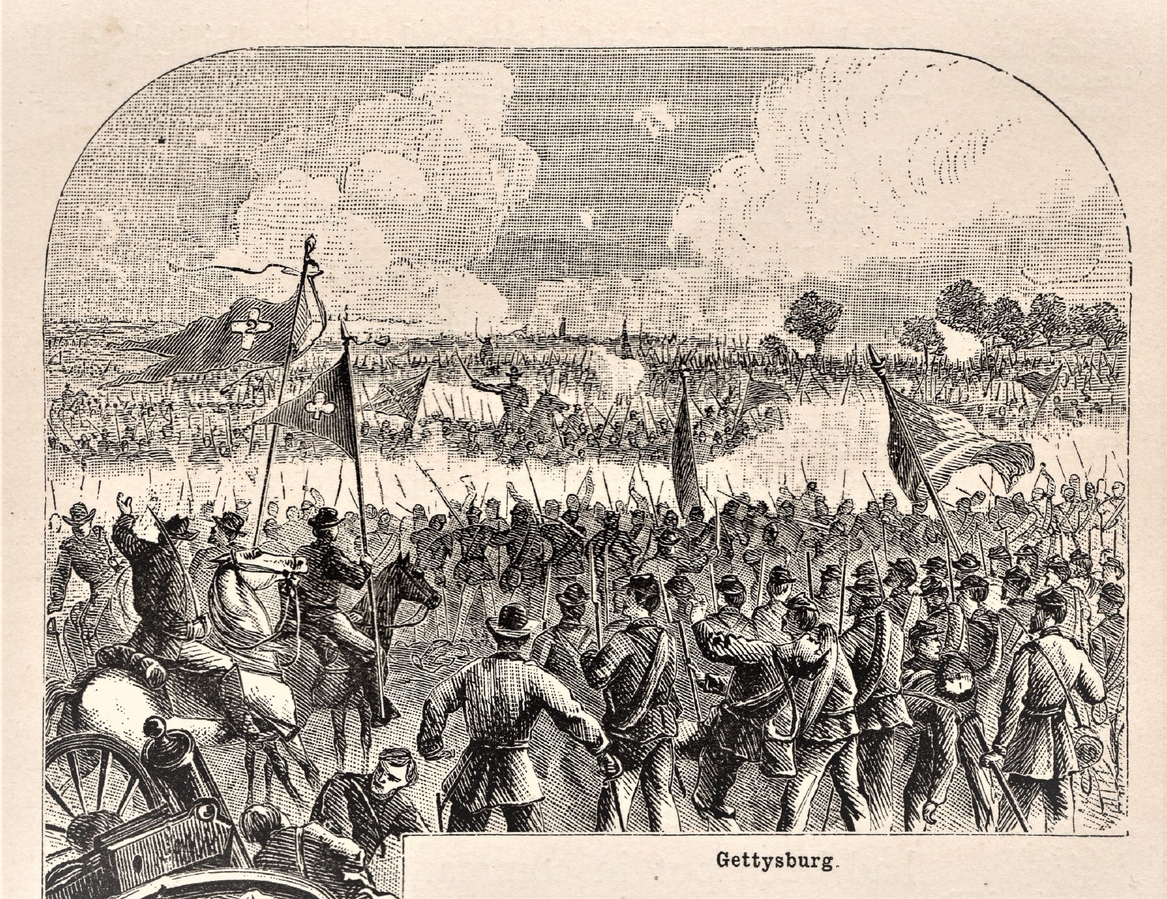 the American Civil War at Gettysburg