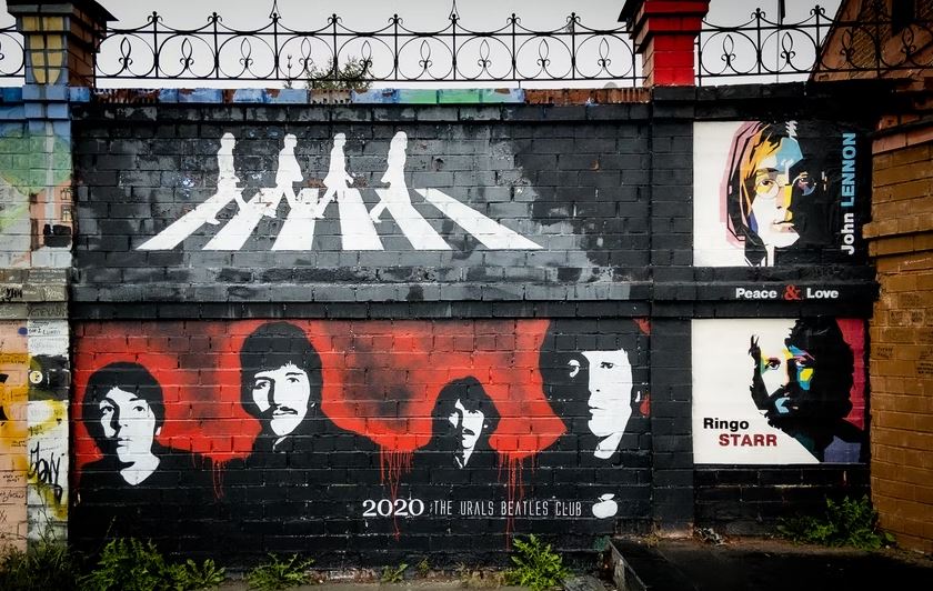 various The Beatles wall art