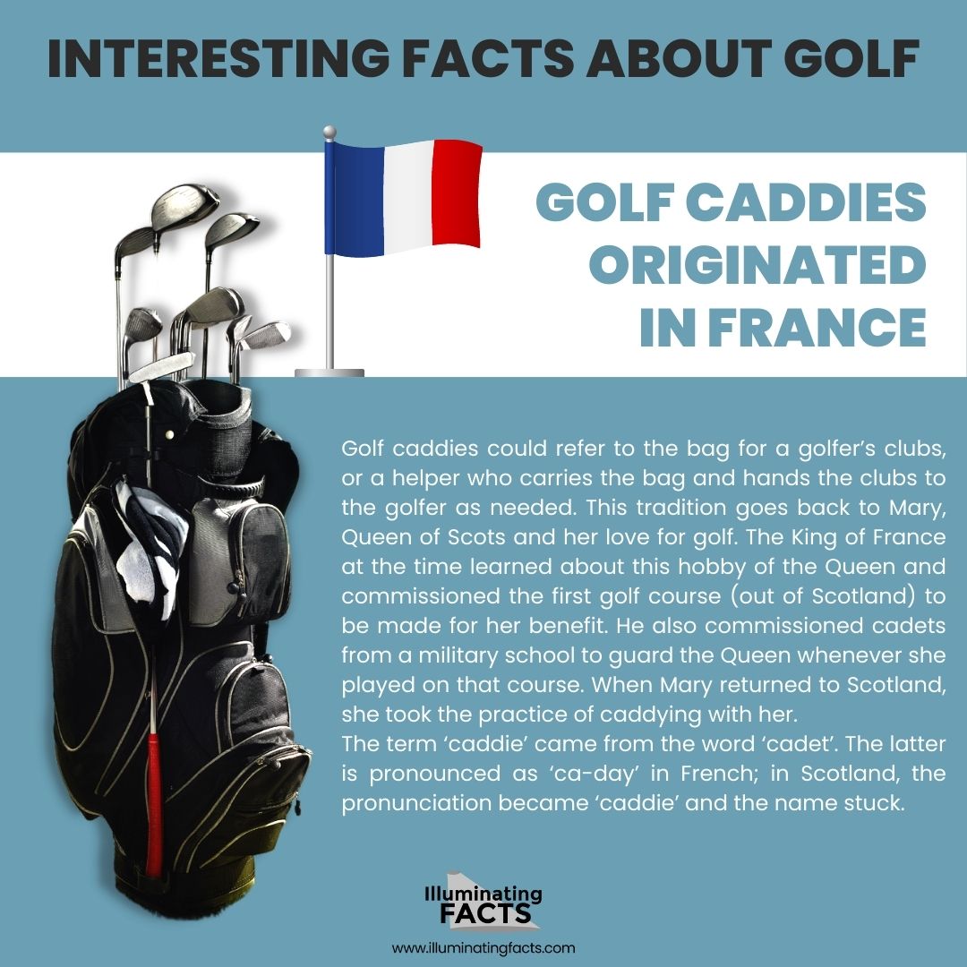 Golf Caddies Originated In France