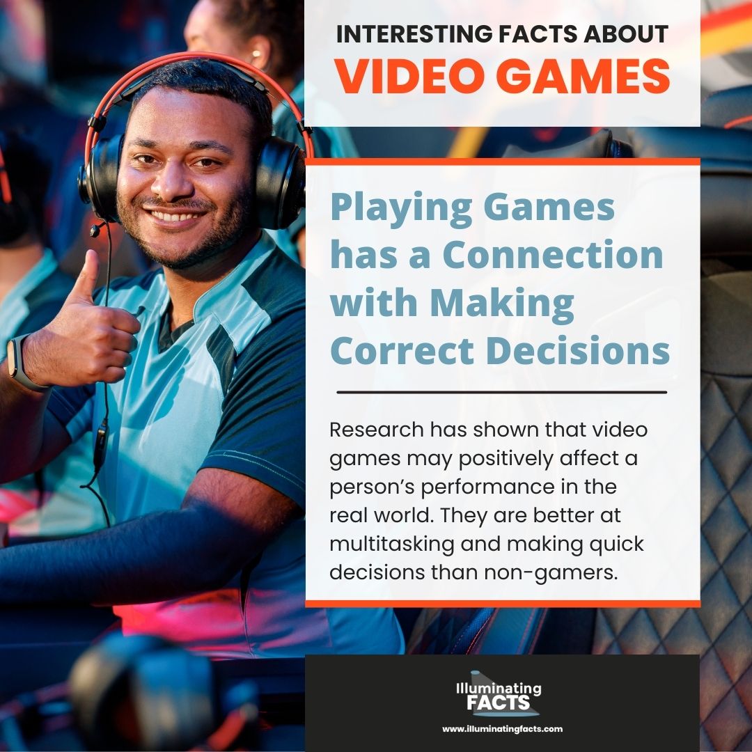 Playing Games has a Connection with Making Correct Decisions