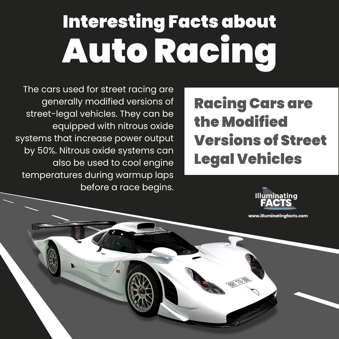 Racing Cars are the Modified Versions of Street Legal Vehicles