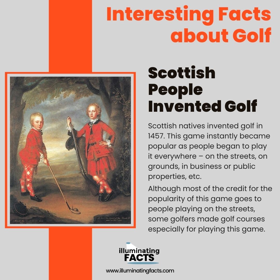 Scottish People Invented Golf