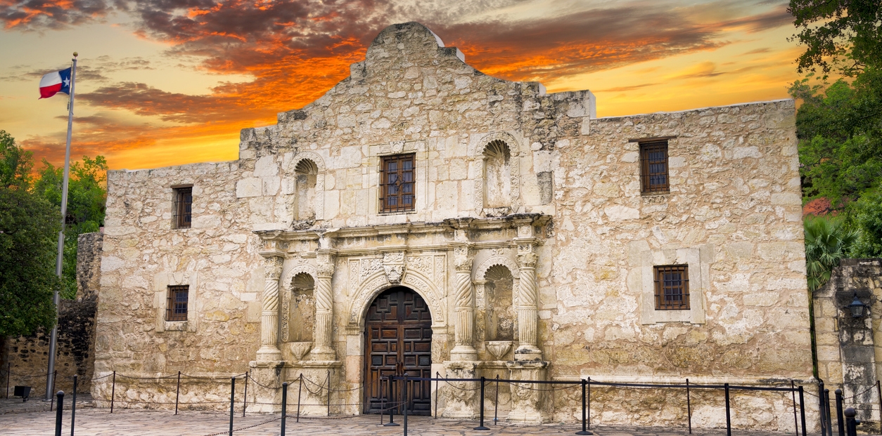 The Alamo in San Antonio, Texas