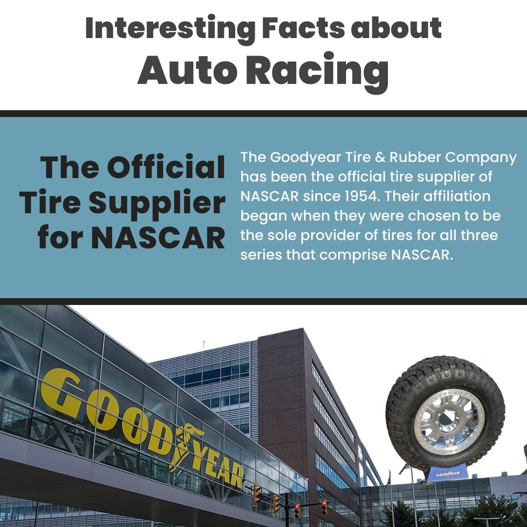The Official Tire Supplier for NASCAR