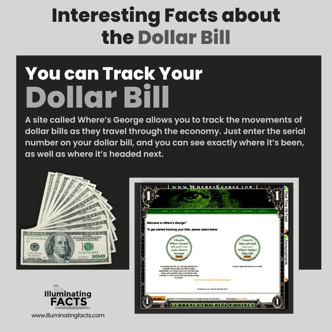 You can Track Your Dollar Bill