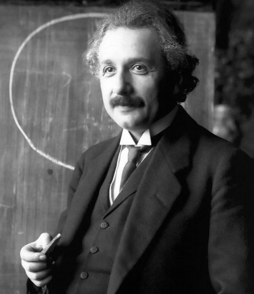 a portrait of Albert Einstein