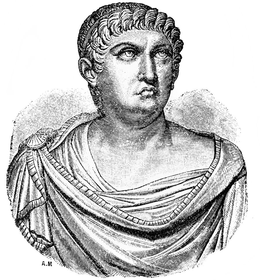 portrait of Roman emperor Nero