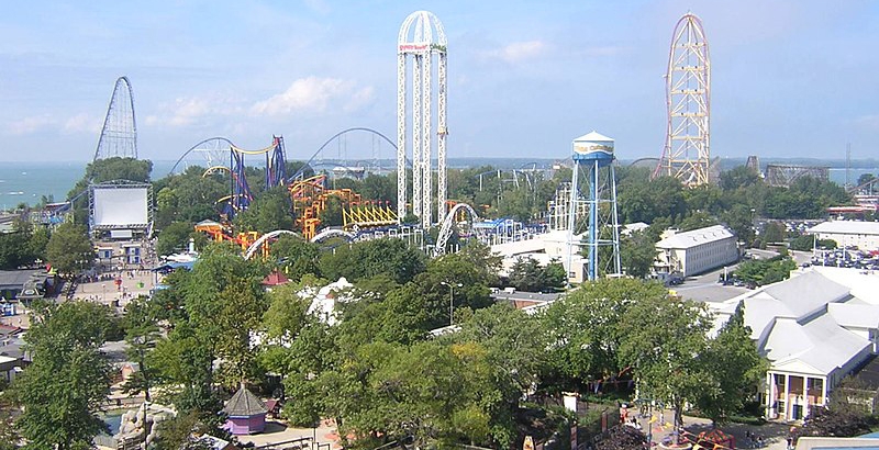 Cedar Point theme park in Ohio