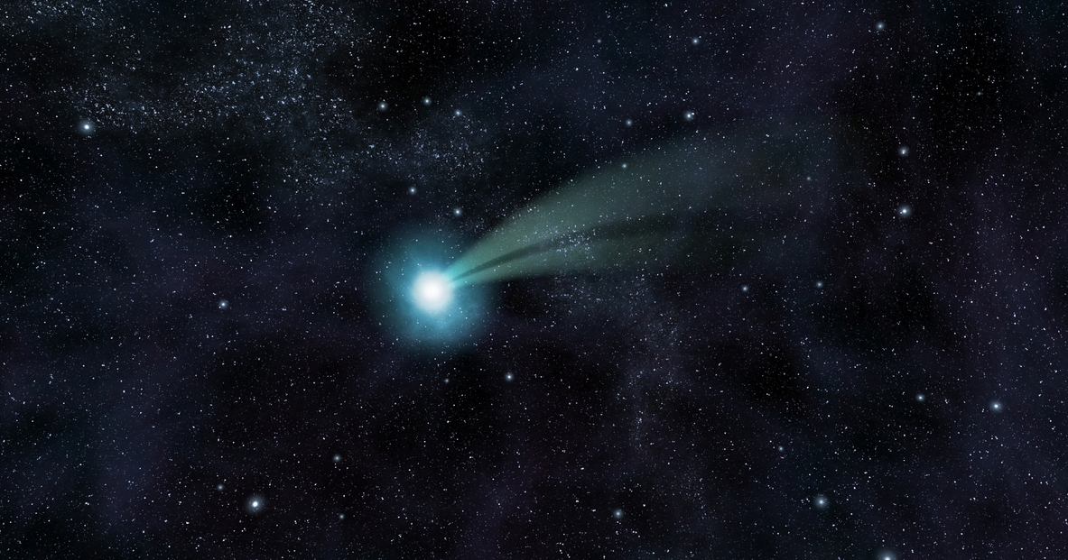 a bright comet