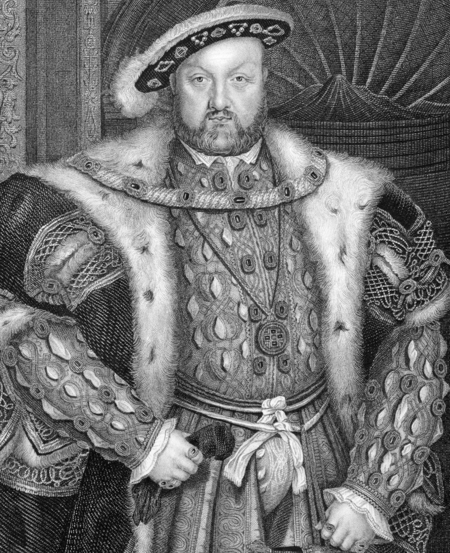a sketch of King Henry VII