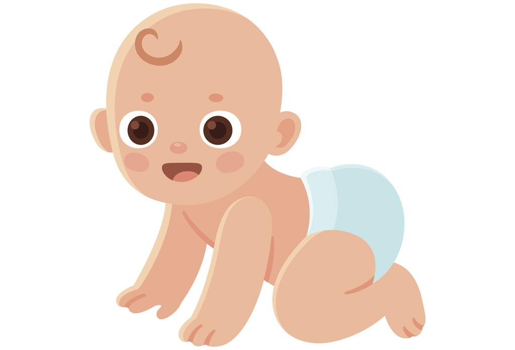 an illustration of a baby