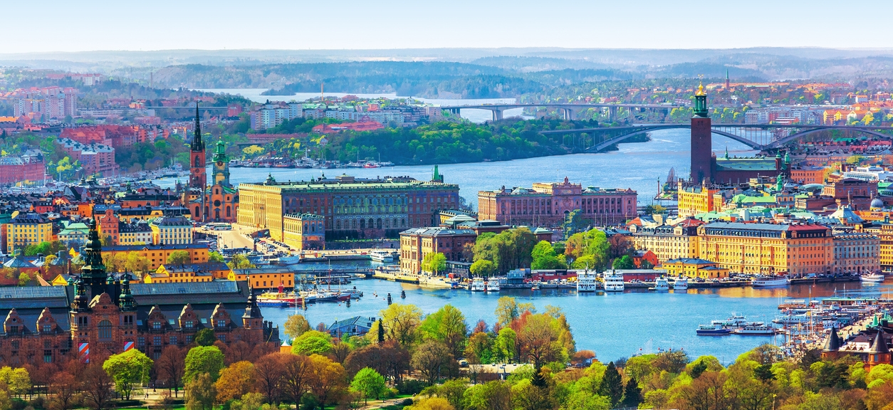 beautiful view of Stockholm, Sweden