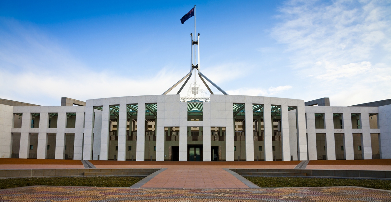 the Australian Parliament House in Canberra