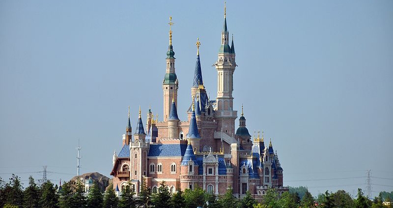 the Enchanted Storybook Castle of Shanghai Disney Resort
