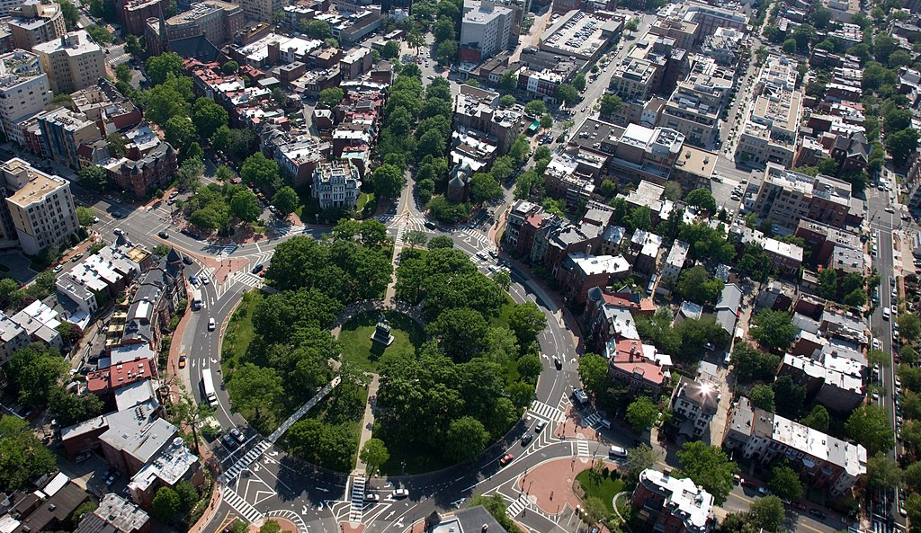 Aerial view of Logan Circle