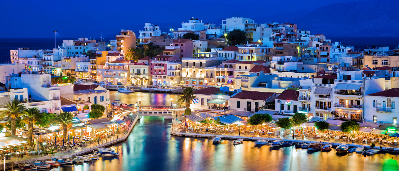 Crete at night