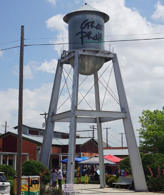 Grand Prairie May 2019, Market Square Water Tower