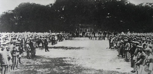 a military parade on the occasion of the founding of a Chinese Soviet Republic in 1931