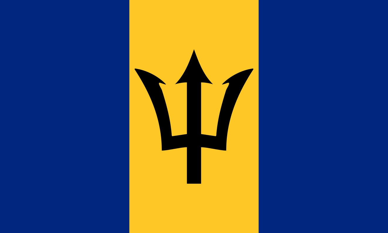 Barbados Vector Flag