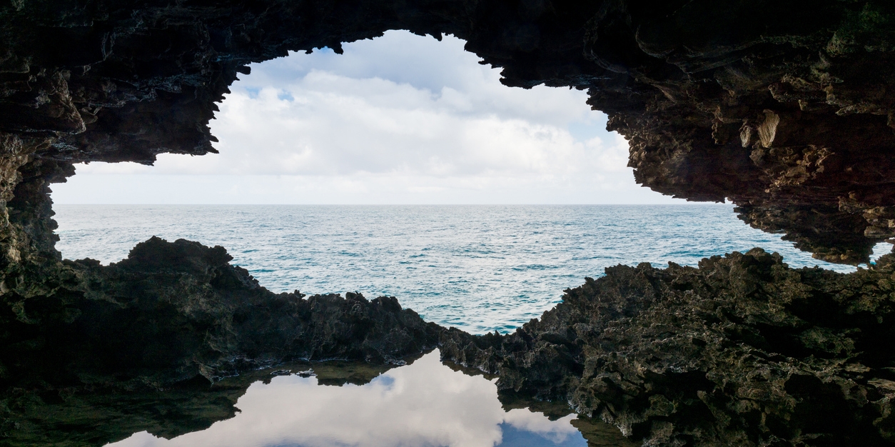 Reflections at Animal Flower Cave, Barbados