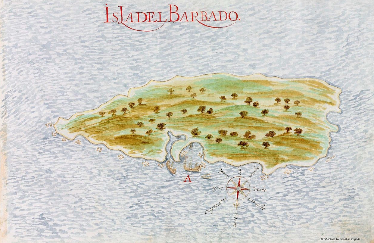 Spanish map of the island [1632]