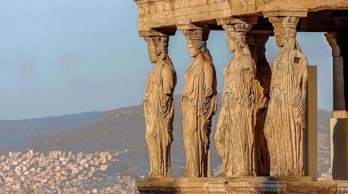 Caryatides, Acropolis of Athens, Greece
