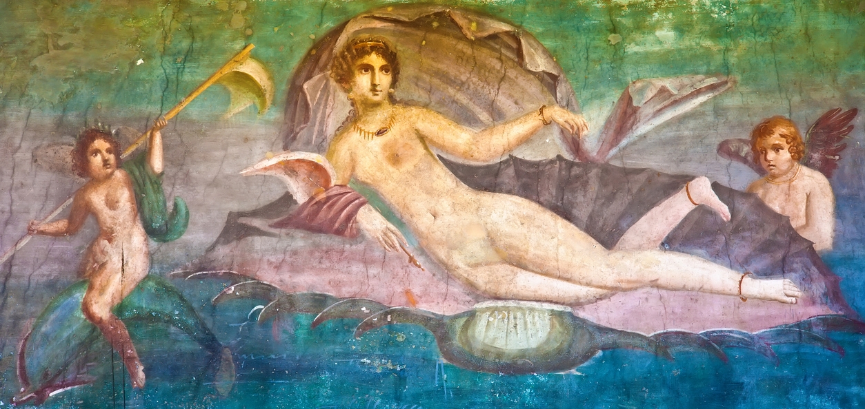 an illustration of goddess Venus