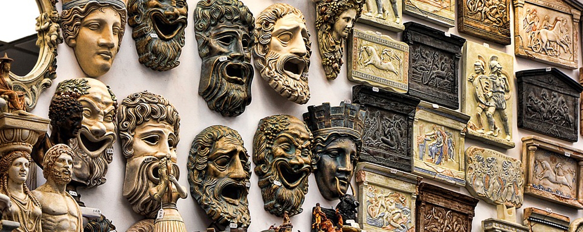 masks of the Greek gods