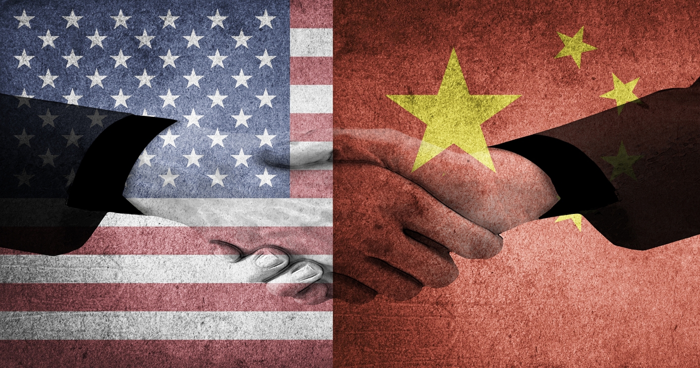 usa and china handshake