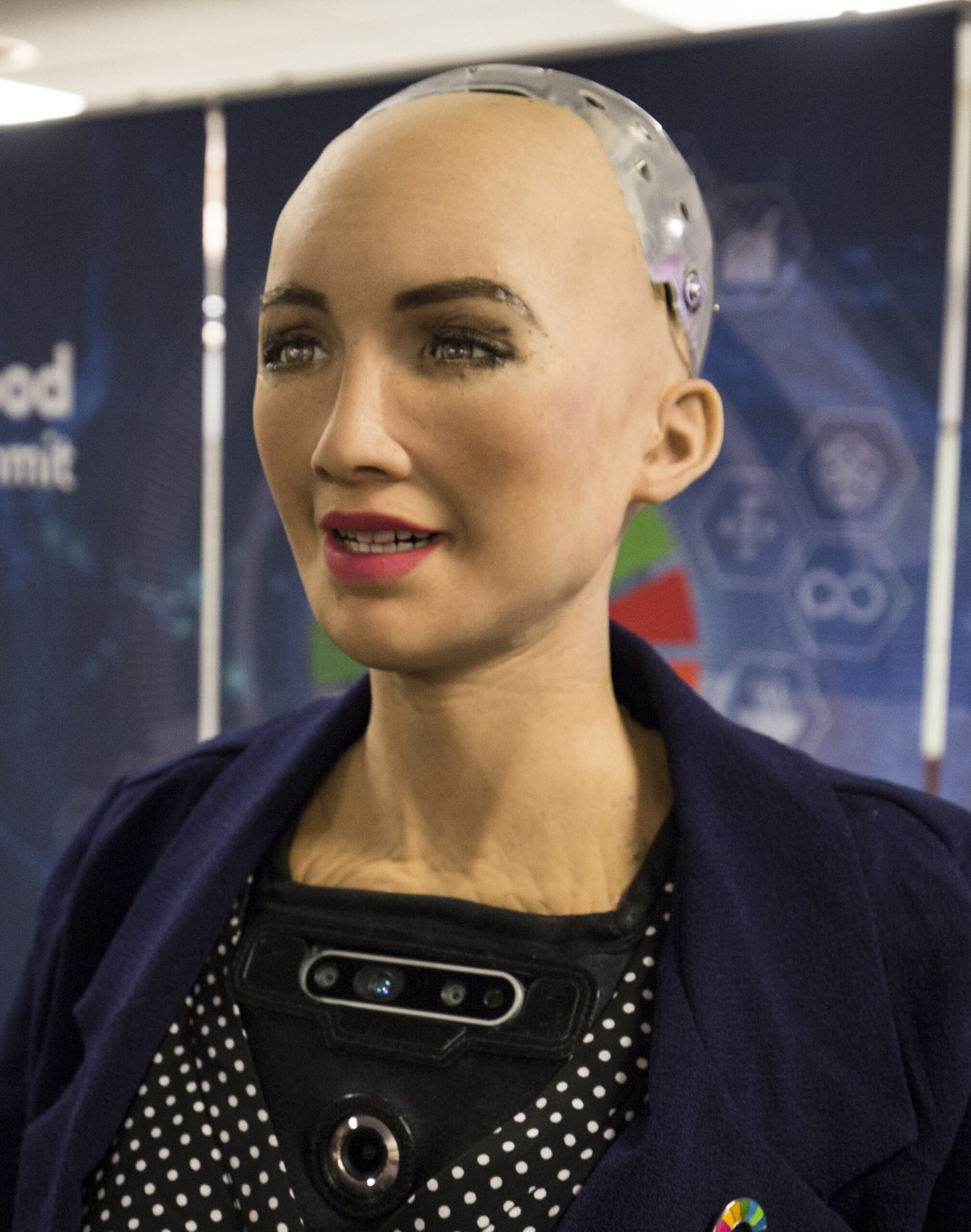 Sophia at the AI for Good Global Summit 2018