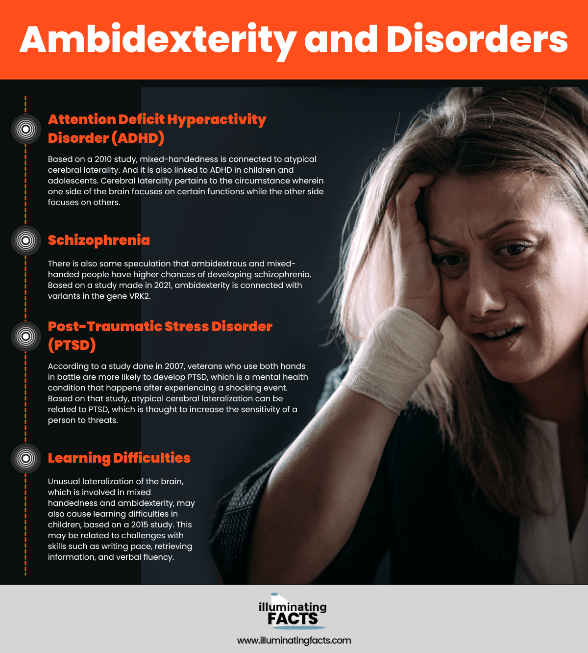 Ambidexterity and Disorders