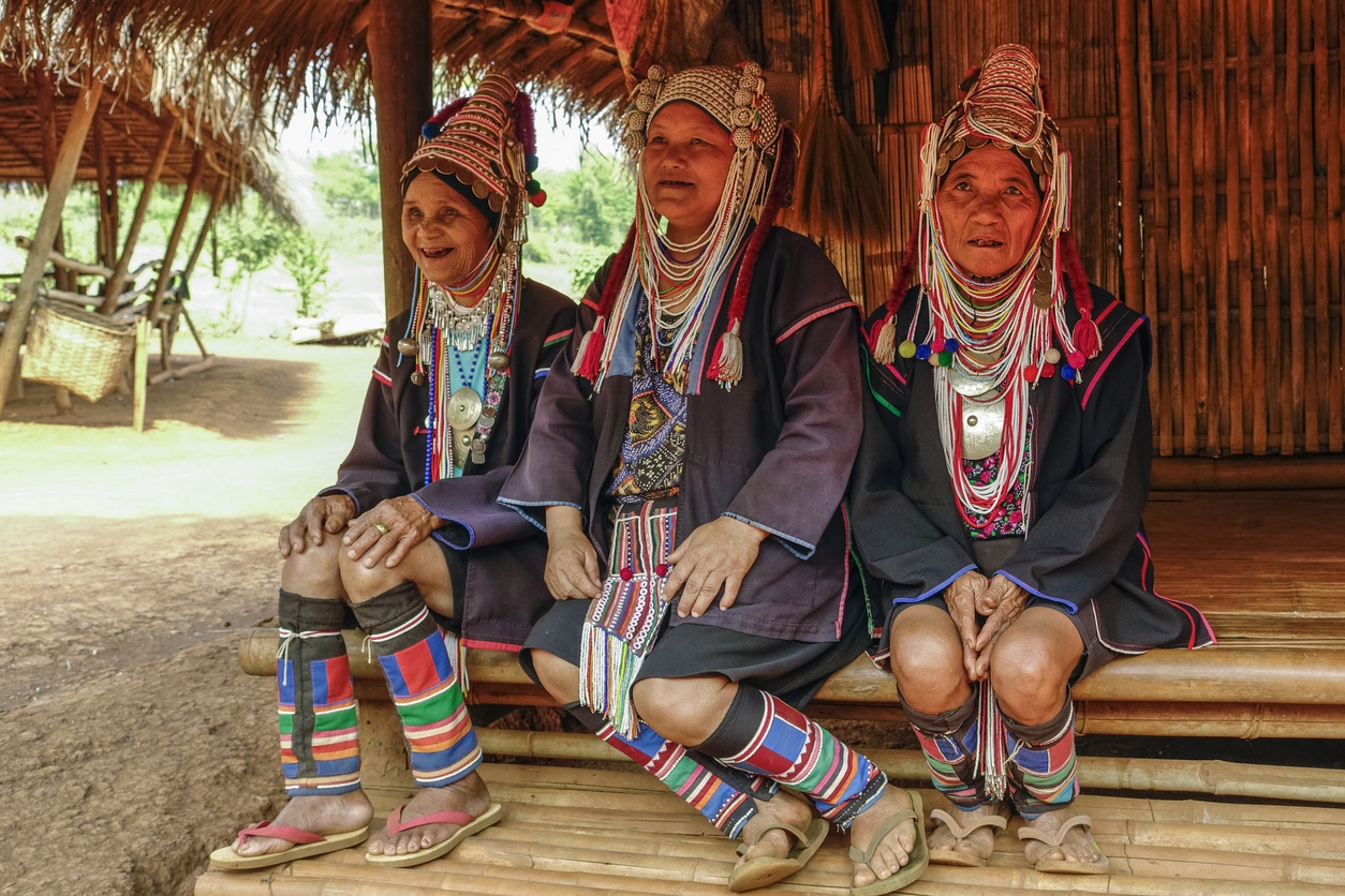 The happy women of the Akha tribe