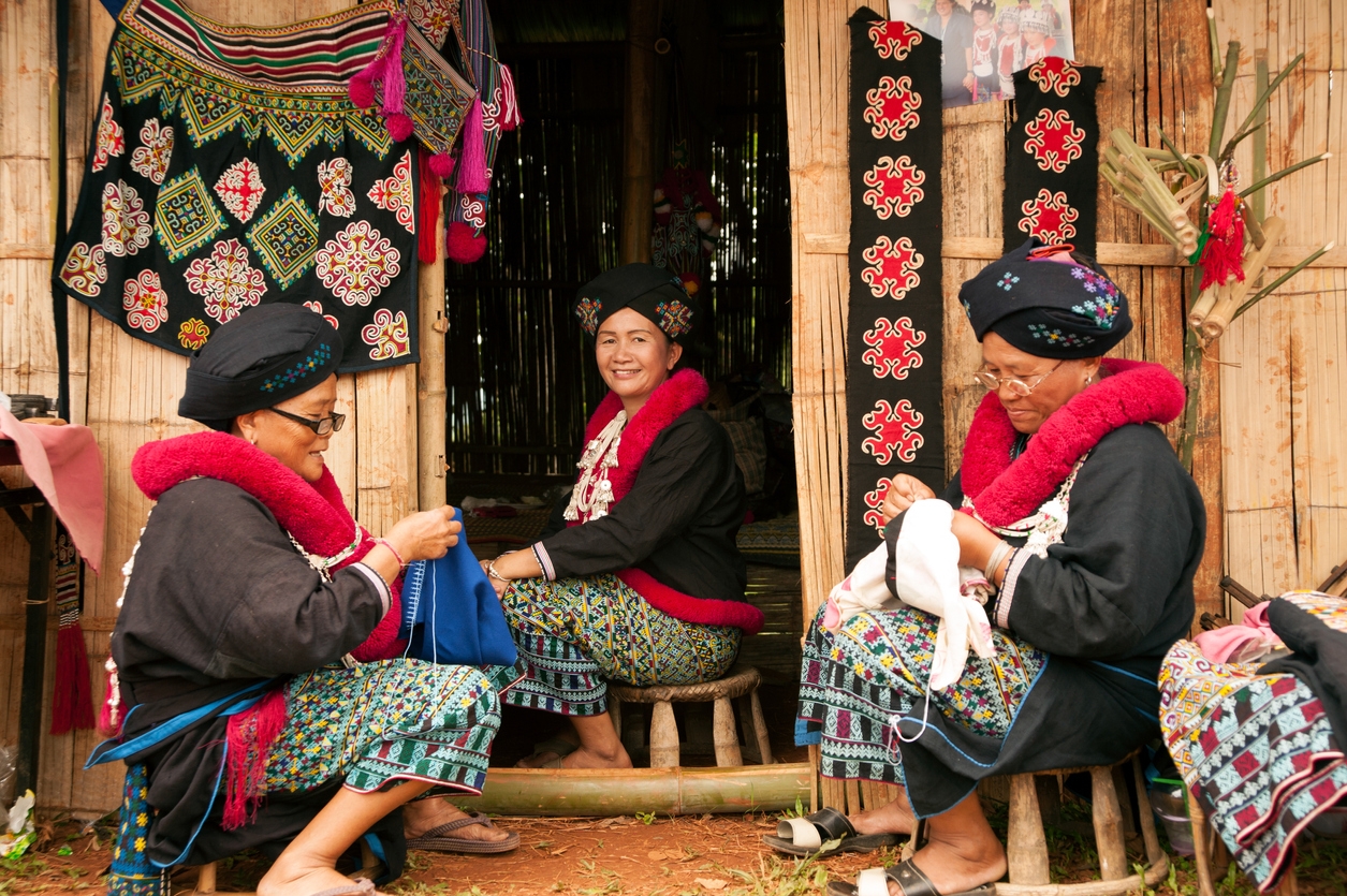 The men and women of the Yao tribe
