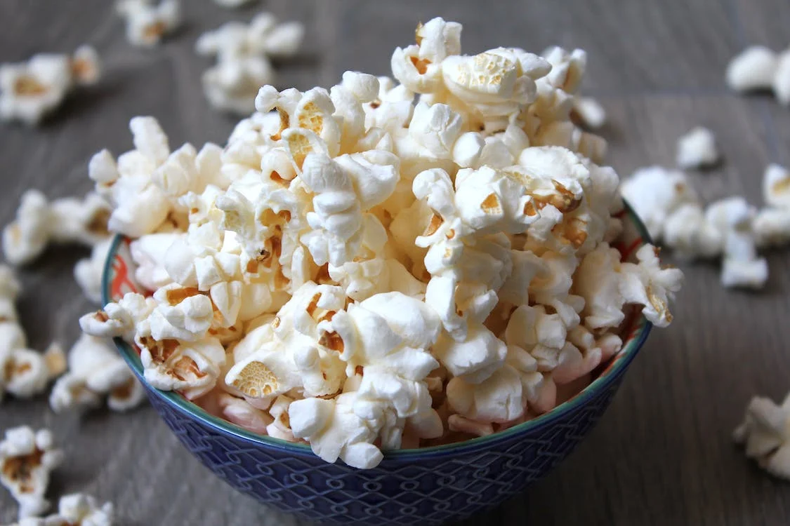 yummy bowl of popcorn
