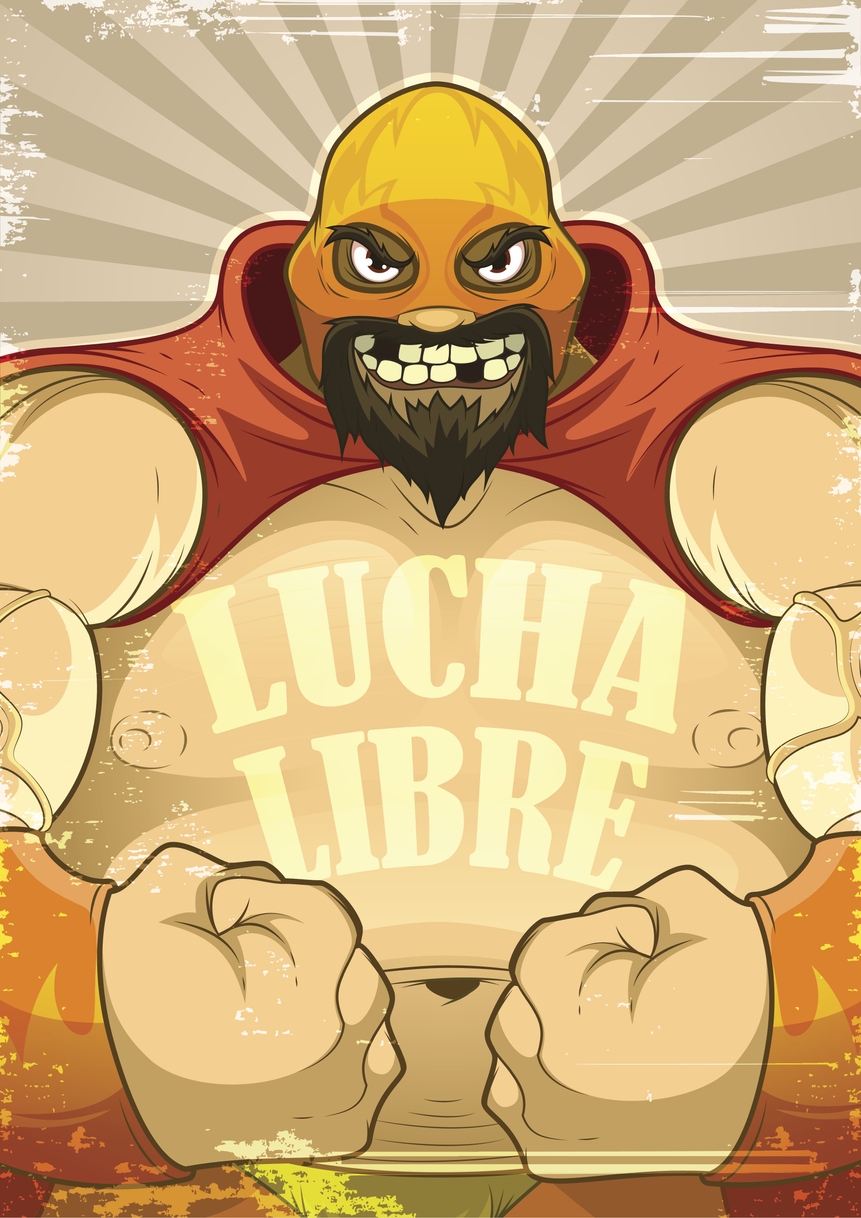 The poster of Lucha Libre