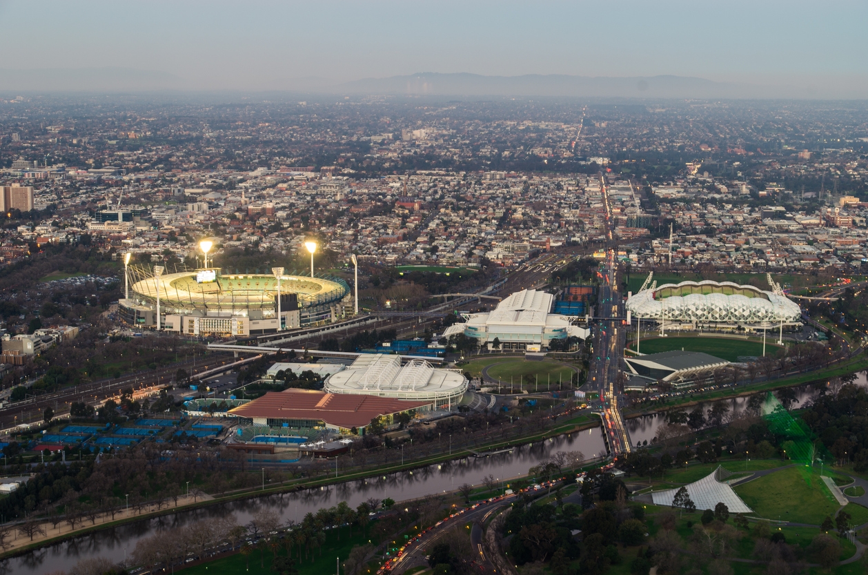 various sporting venues in Melbourne 