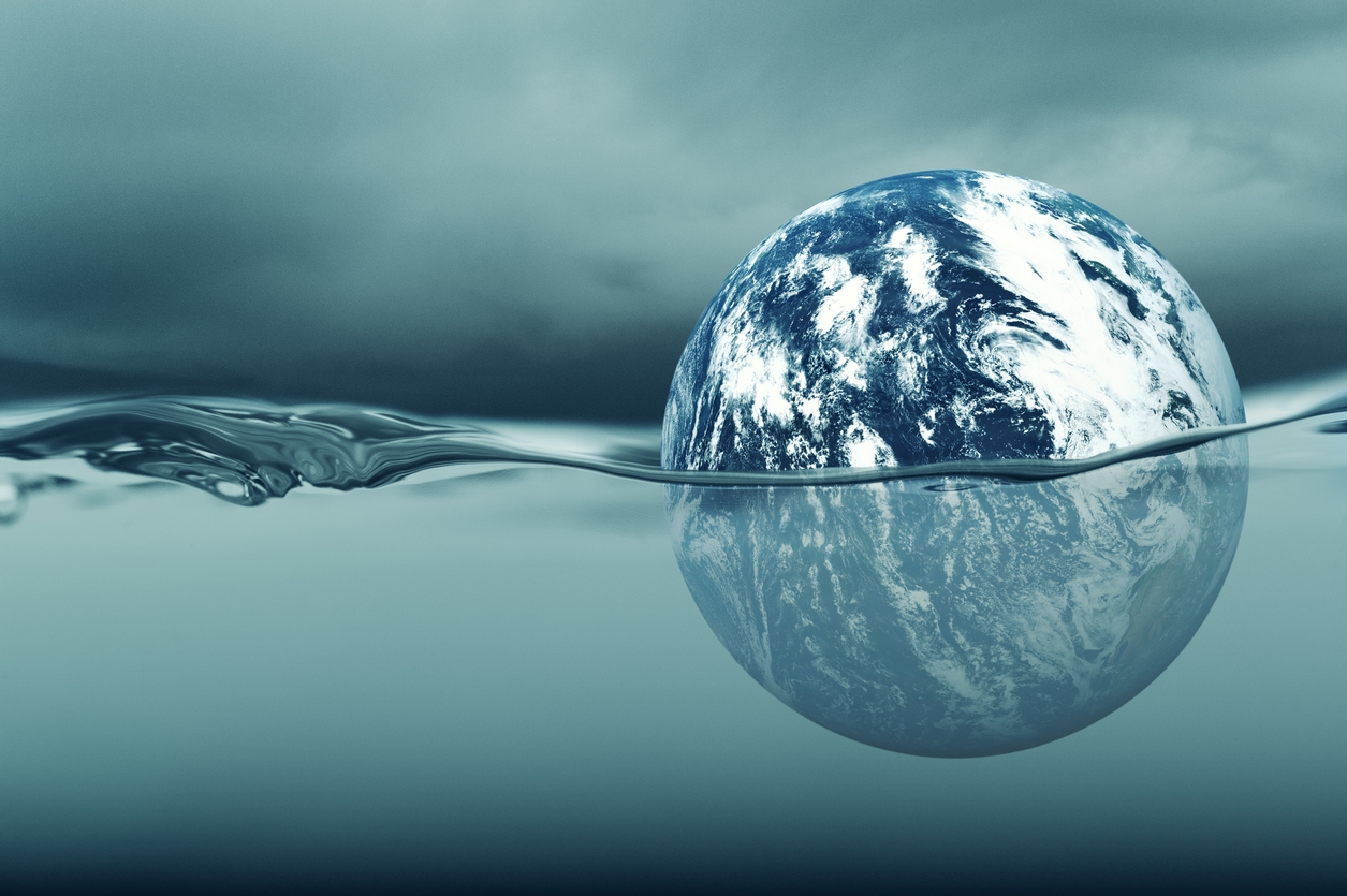 Major part of the earth will be submerged if sea levels continue to rise.