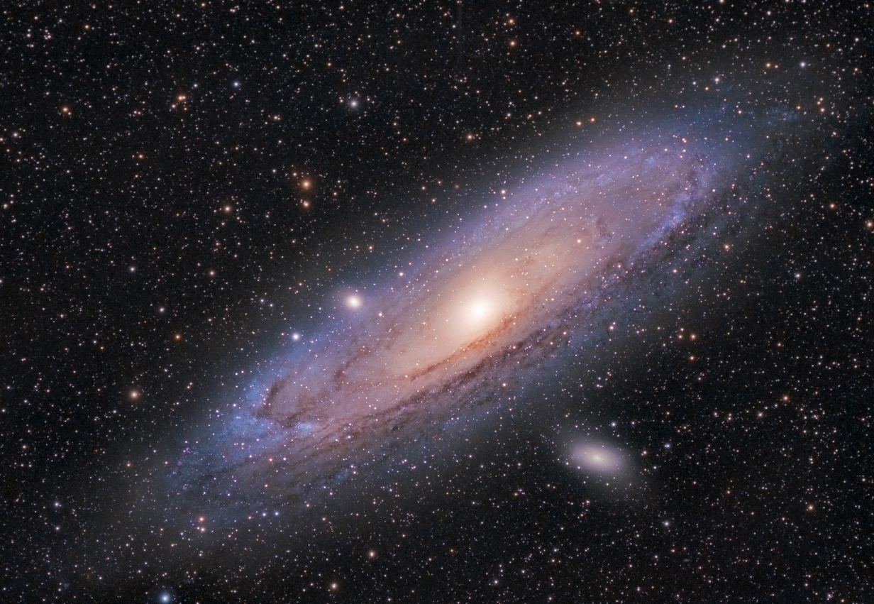 telescopic Image of Andromeda Galaxy