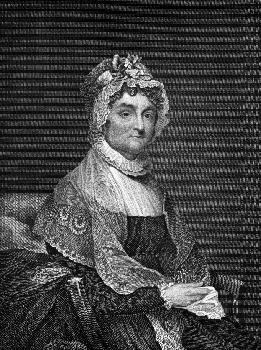 Abigail Adams on engraving from 1873