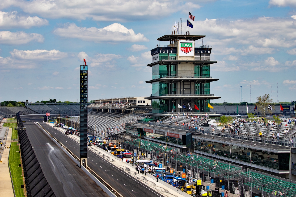 Practice sessions at Indianapolis Motor Speedway