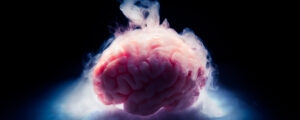 a smoking cold brain
