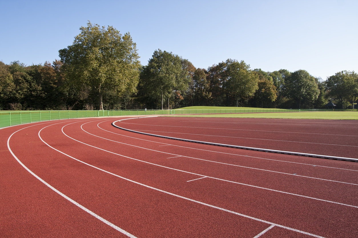 running track on a sunny day